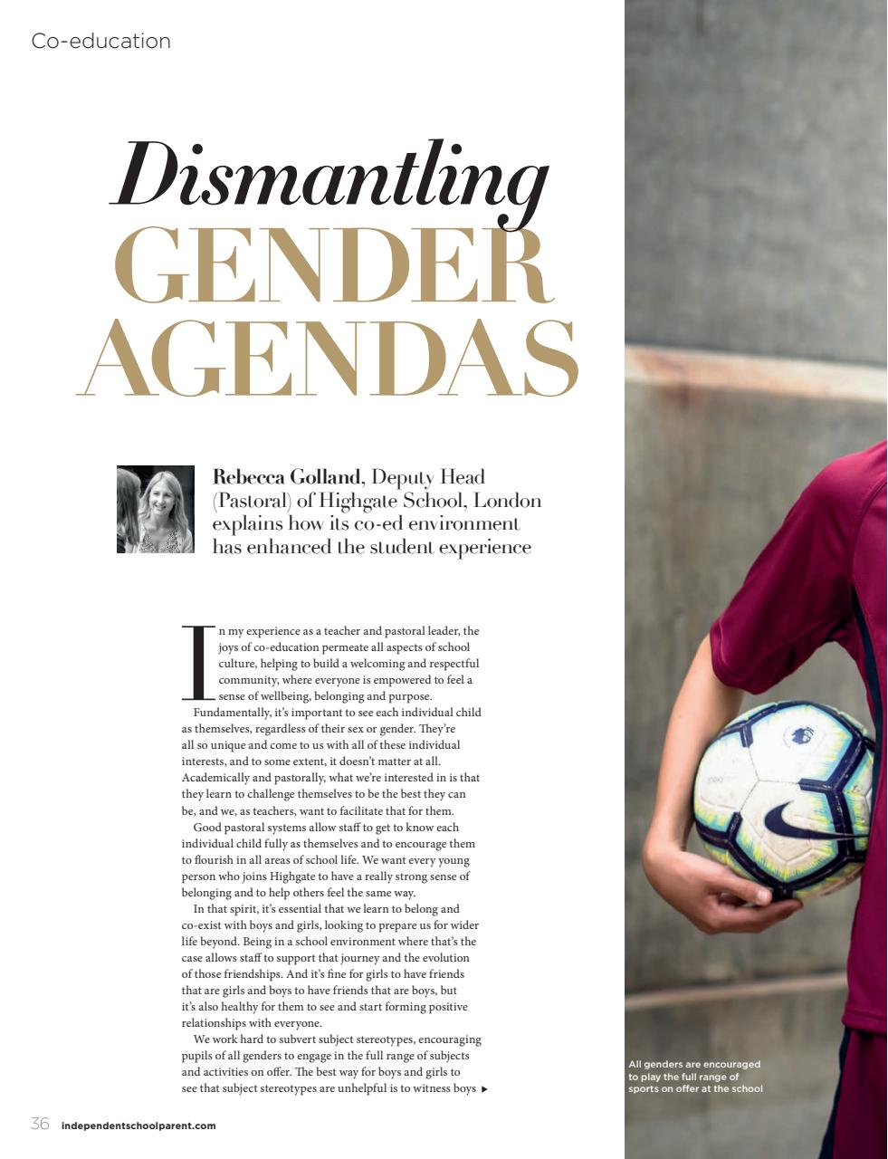 Independent School Parent Preview Pages