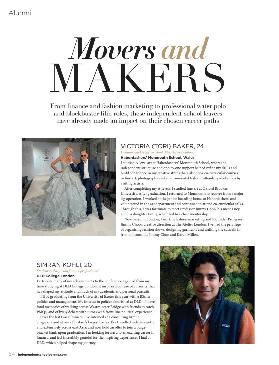 Independent School Parent Preview Pages