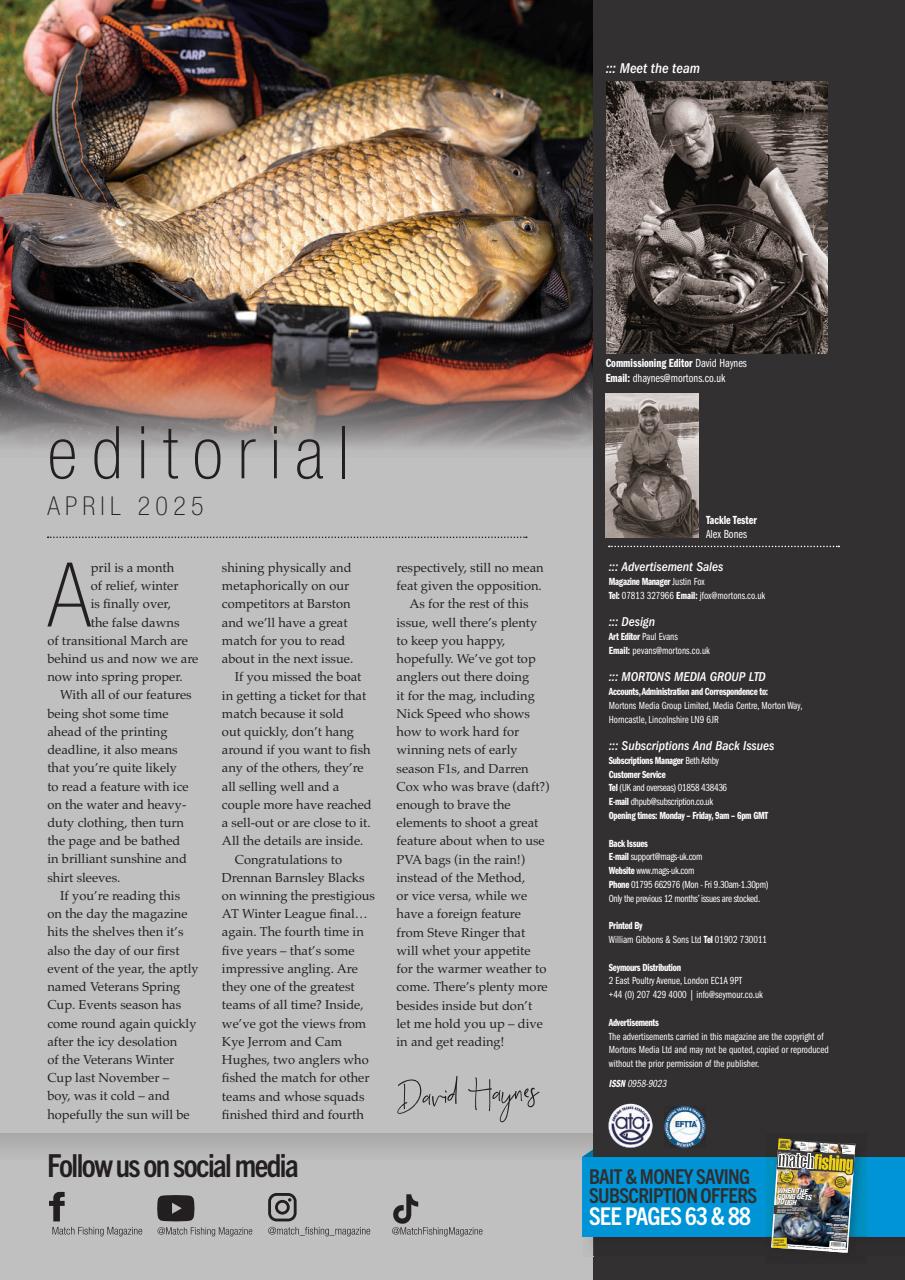 Match Fishing Preview Pages