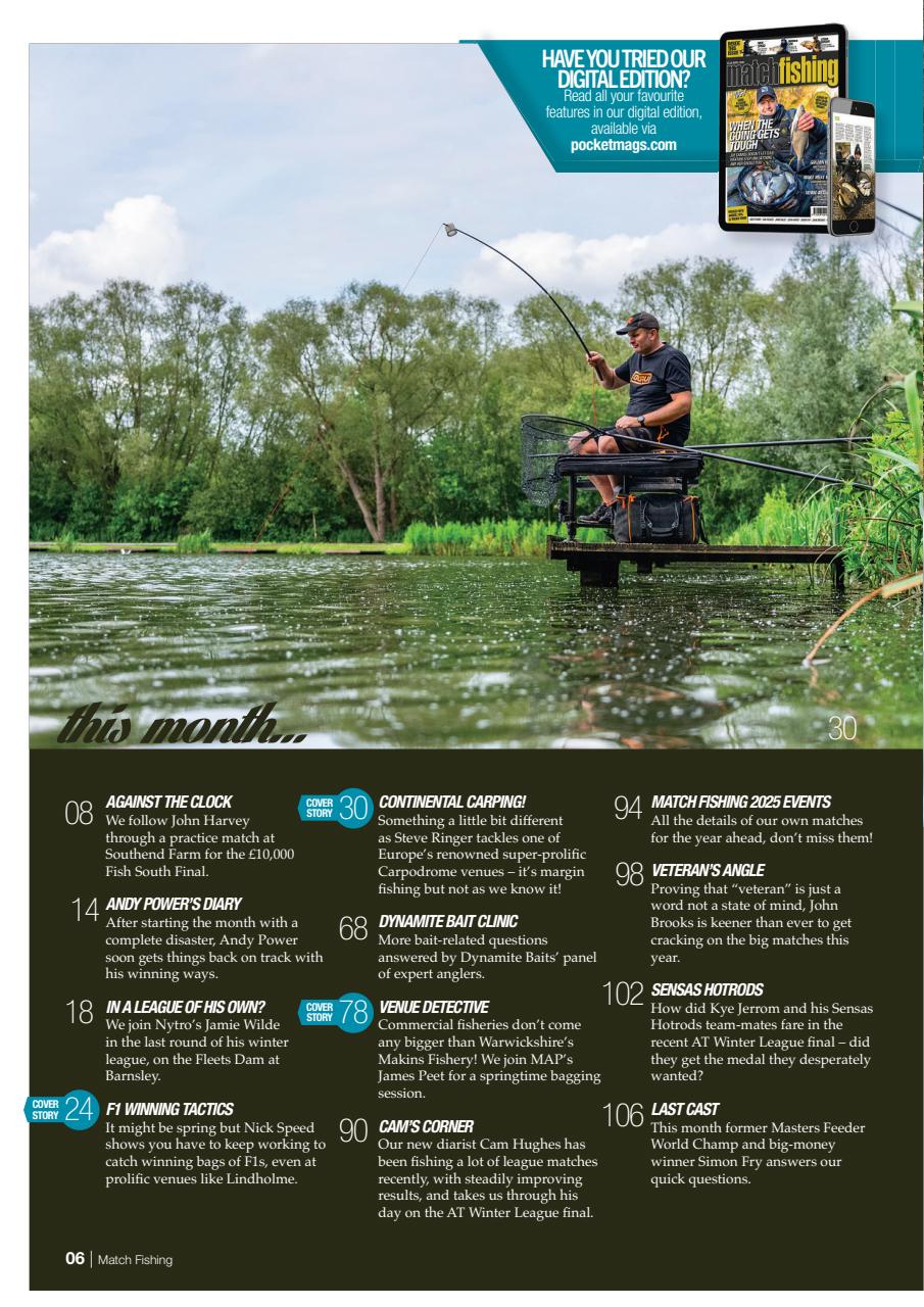 Match Fishing Preview Pages