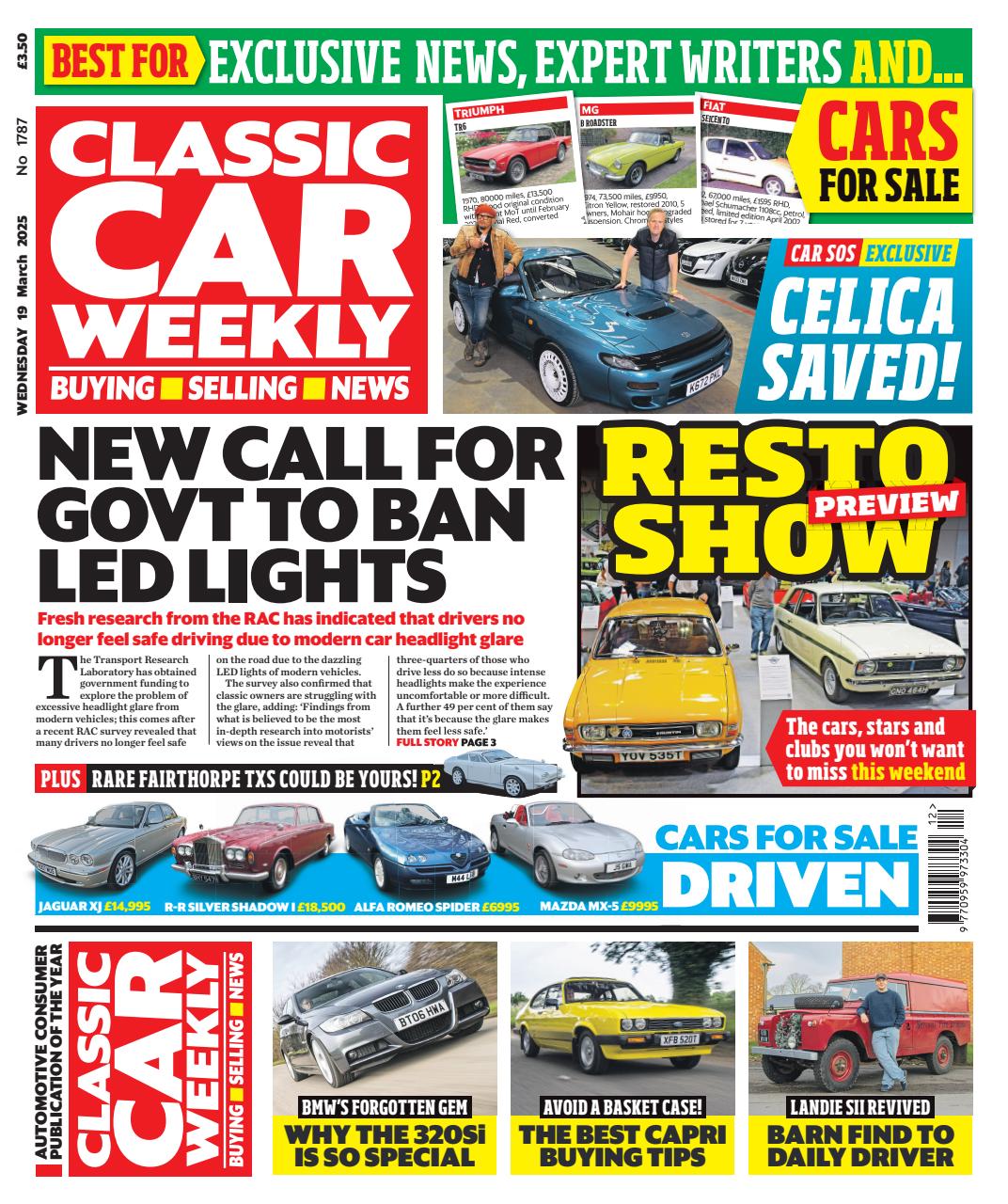 Classic Car Weekly Preview Pages