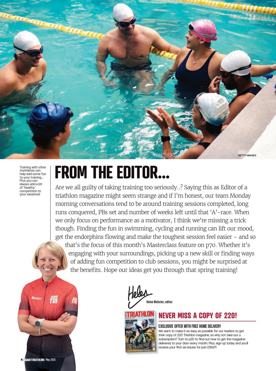 220 Triathlon Magazine Preview Pages