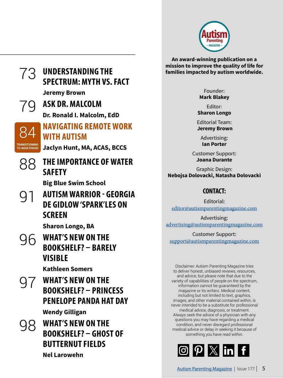 Autism Parenting Preview Pages