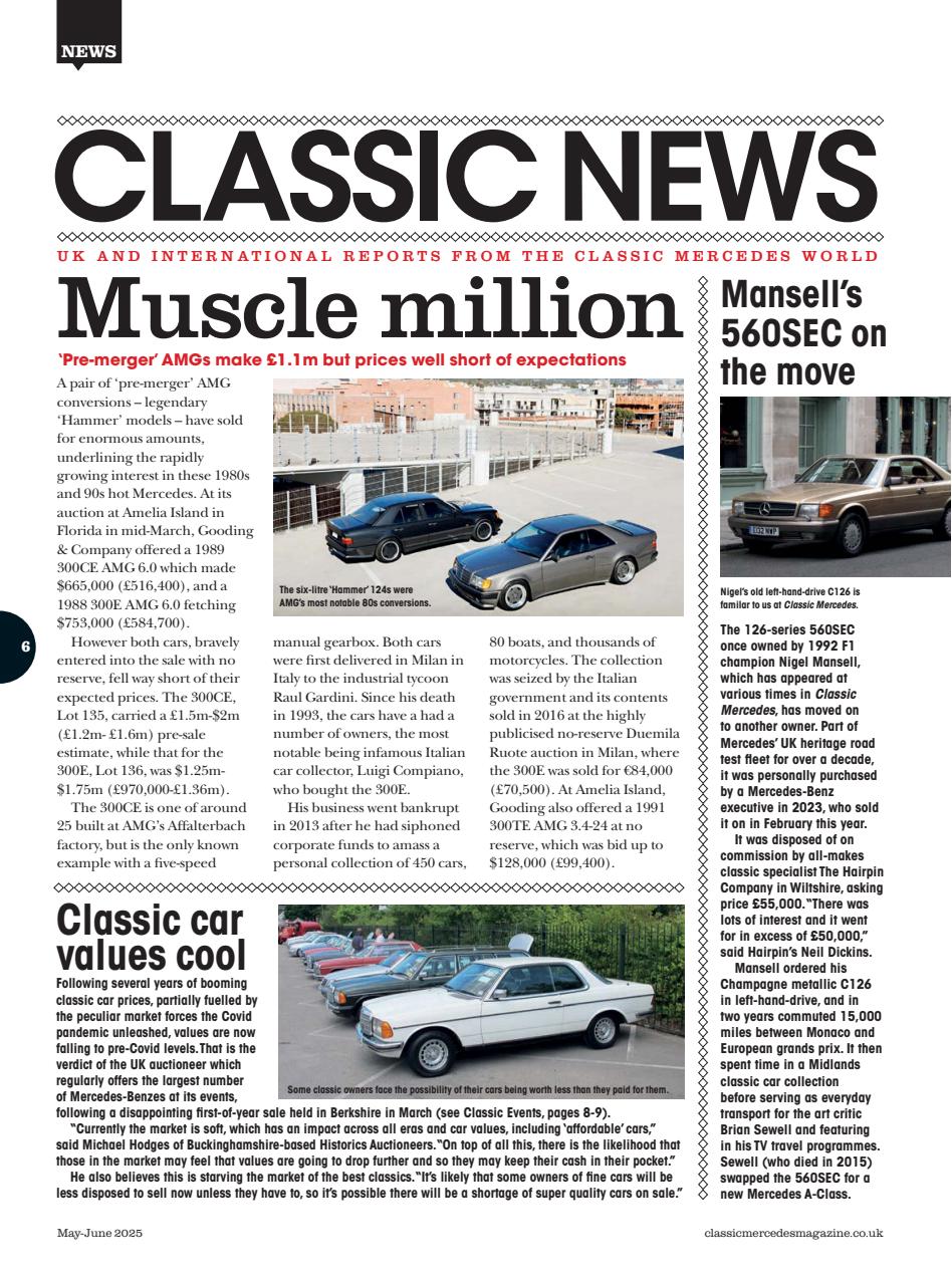 Classic Mercedes Preview Pages
