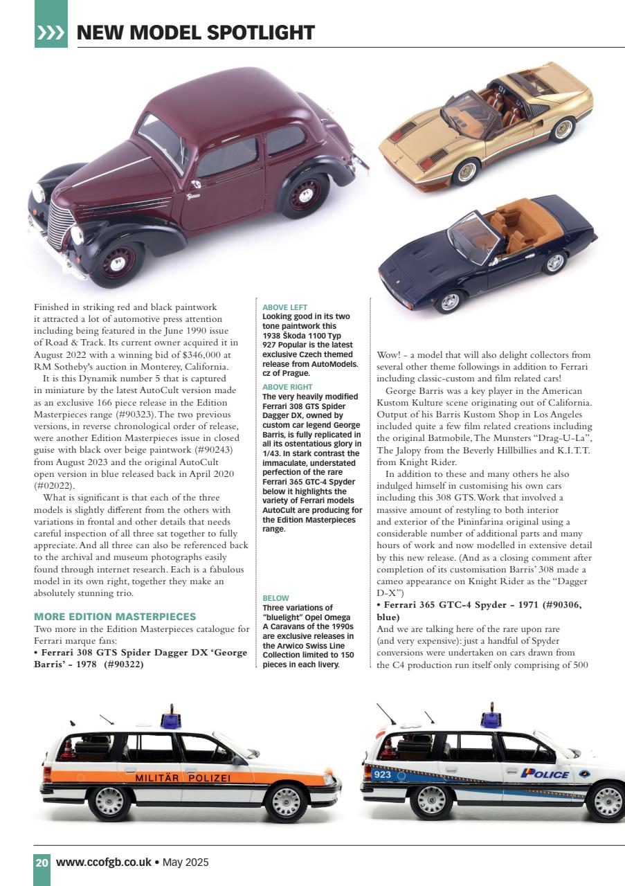 Diecast Collector Preview Pages