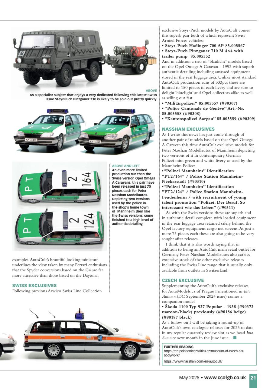 Diecast Collector Preview Pages