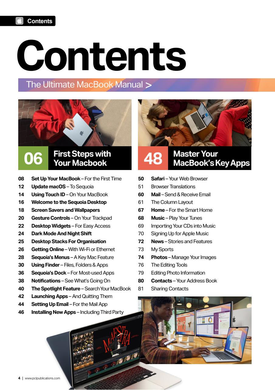 MacBook & macOS The Complete Manual Preview Pages