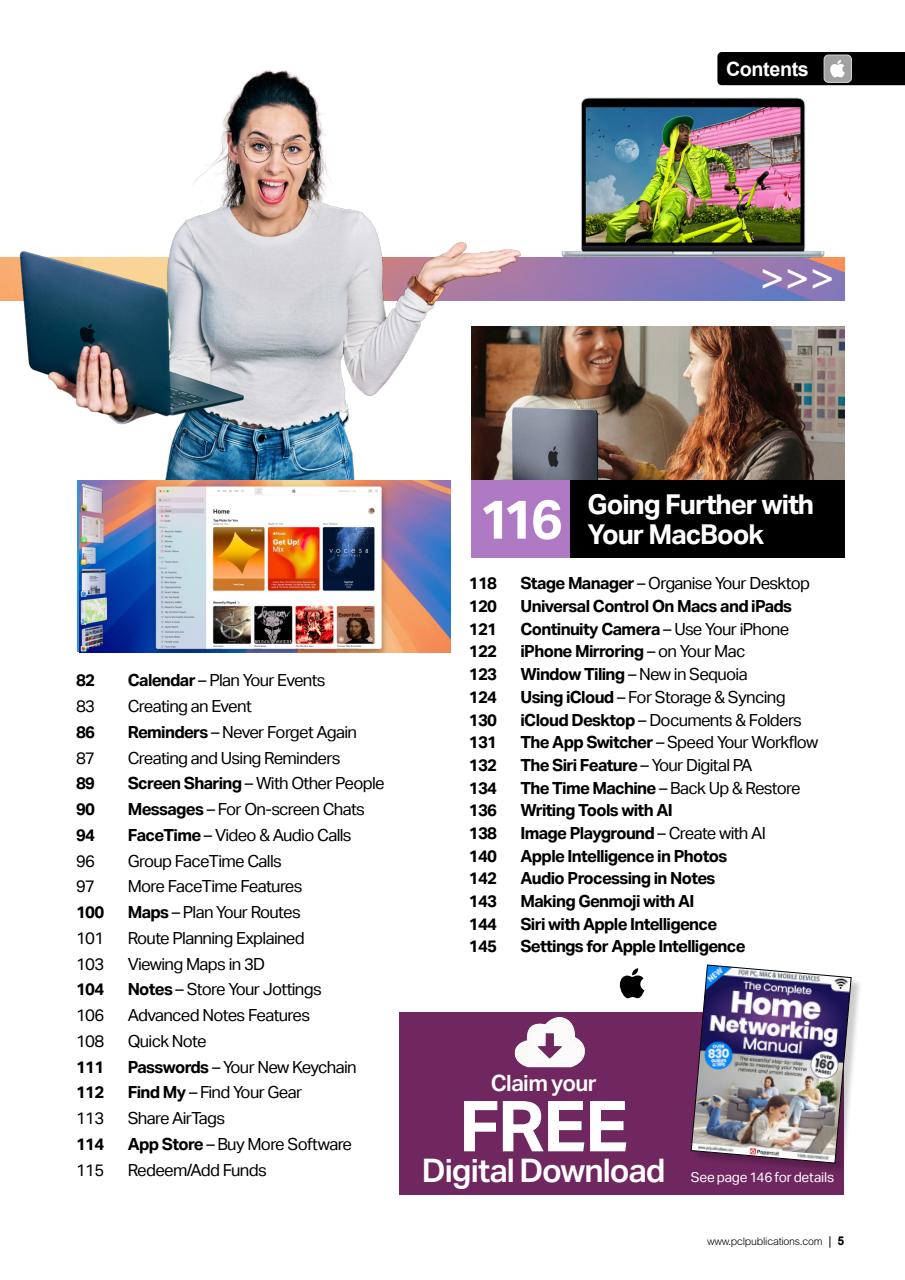 MacBook & macOS The Complete Manual Preview Pages