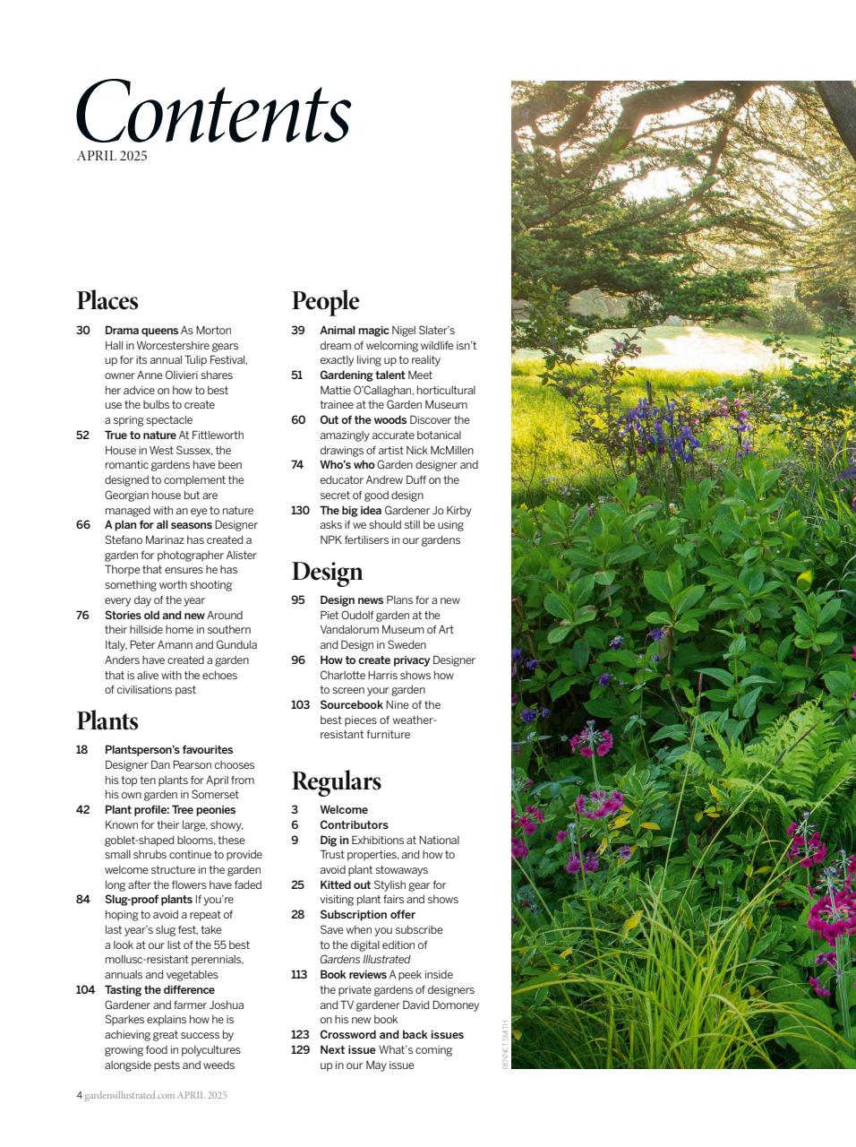 Gardens Illustrated Preview Pages