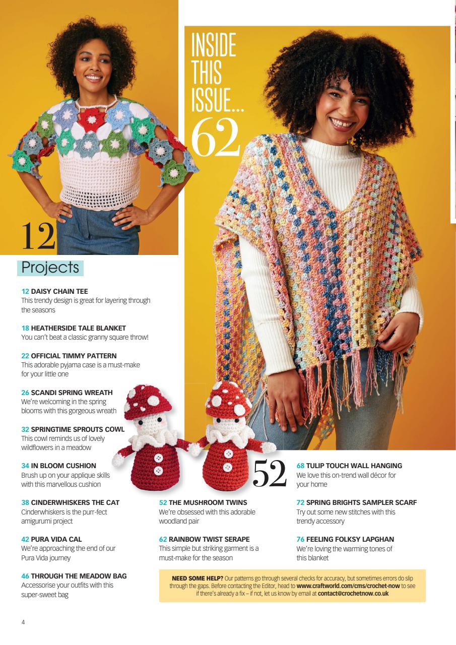 Crochet Now Magazine Preview Pages