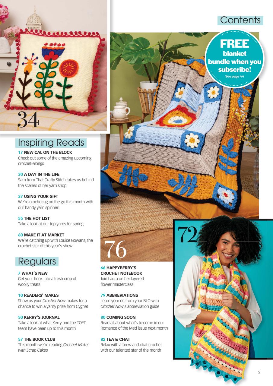 Crochet Now Magazine Preview Pages