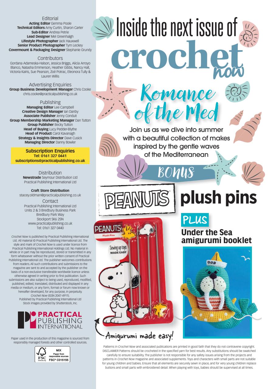 Crochet Now Magazine Preview Pages