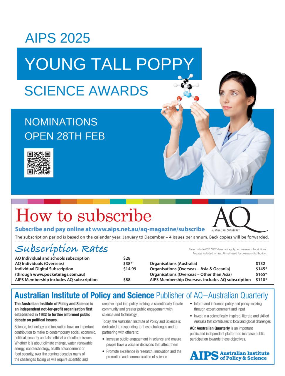 AQ: Australian Quarterly Preview Pages