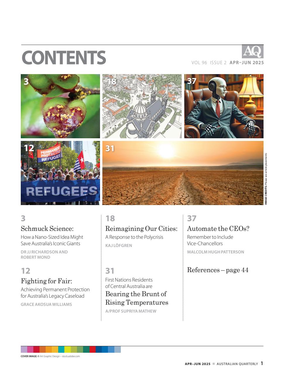 AQ: Australian Quarterly Preview Pages