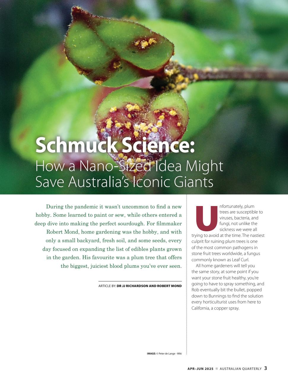 AQ: Australian Quarterly Preview Pages