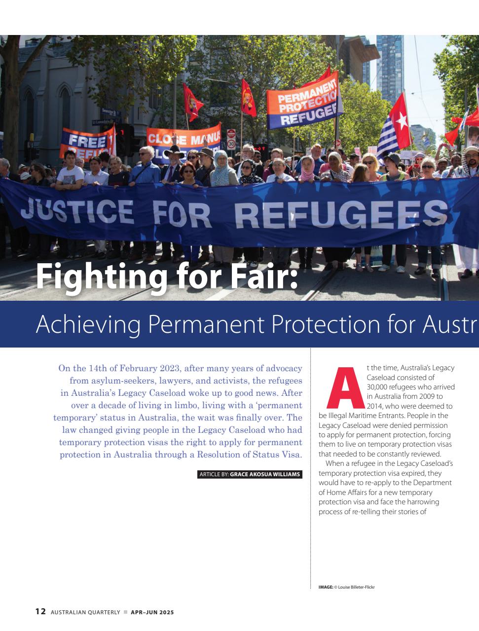 AQ: Australian Quarterly Preview Pages