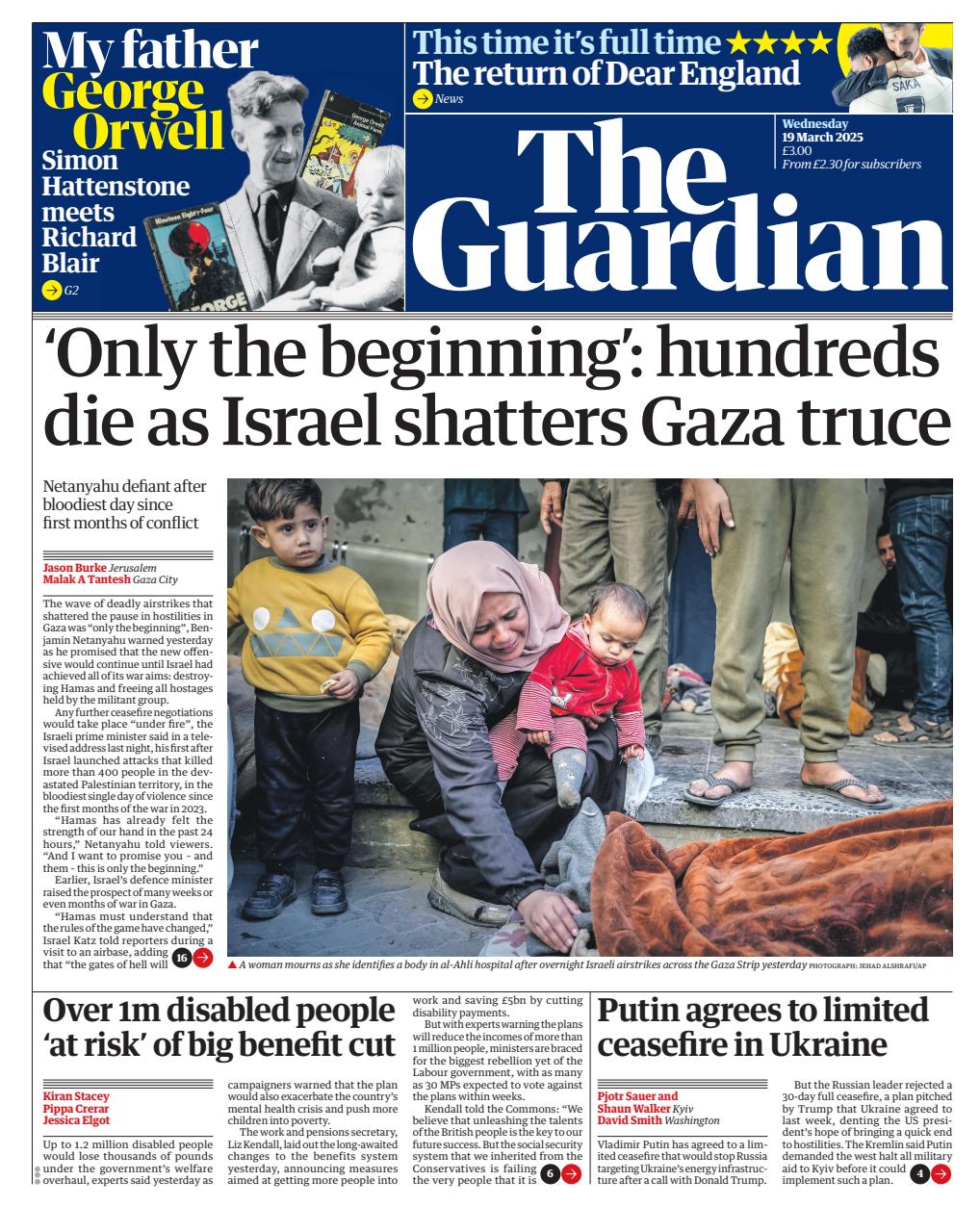 The Guardian Newspaper Preview Pages