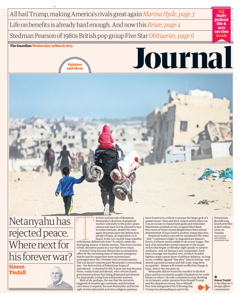 The Guardian Newspaper Preview Pages