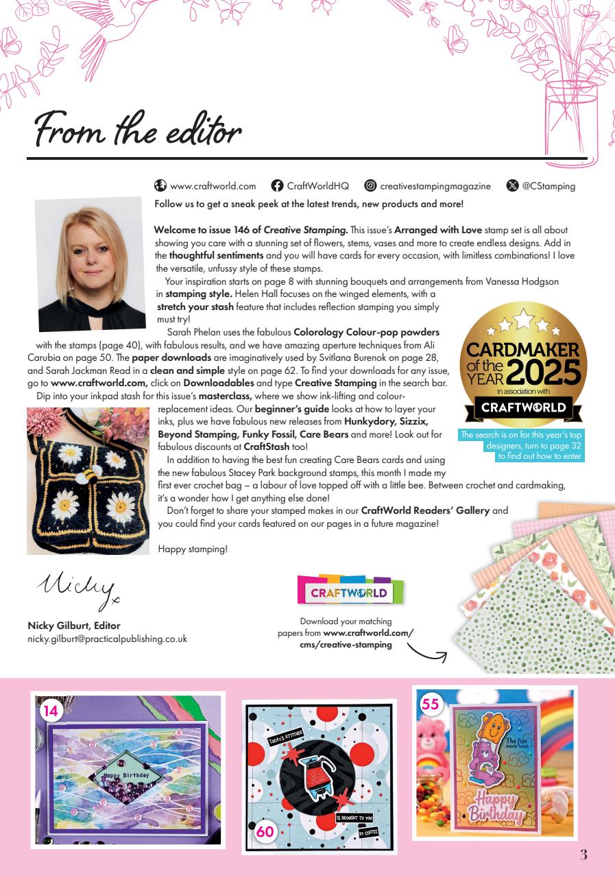 Creative Stamping Preview Pages