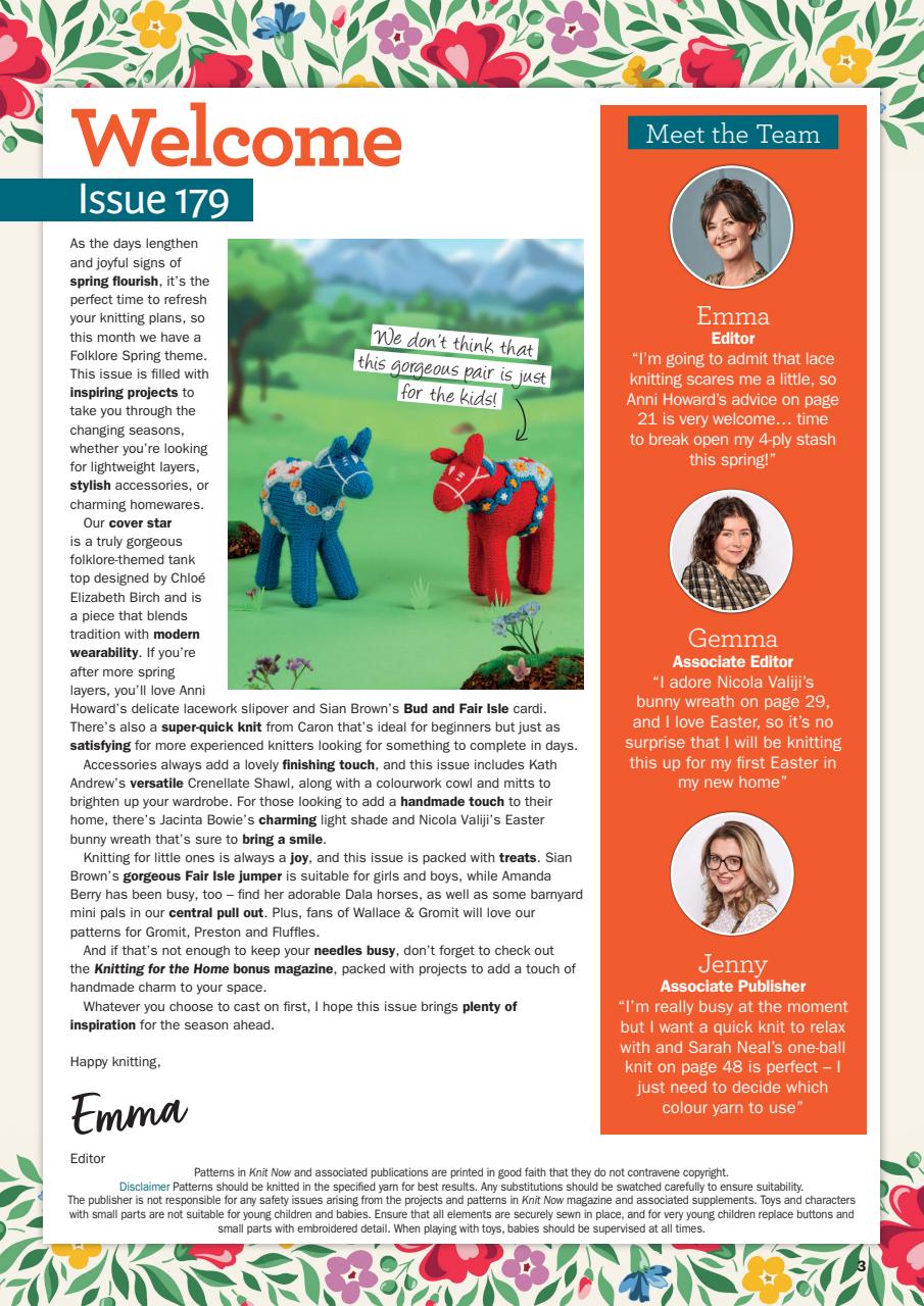 Knit Now Preview Pages