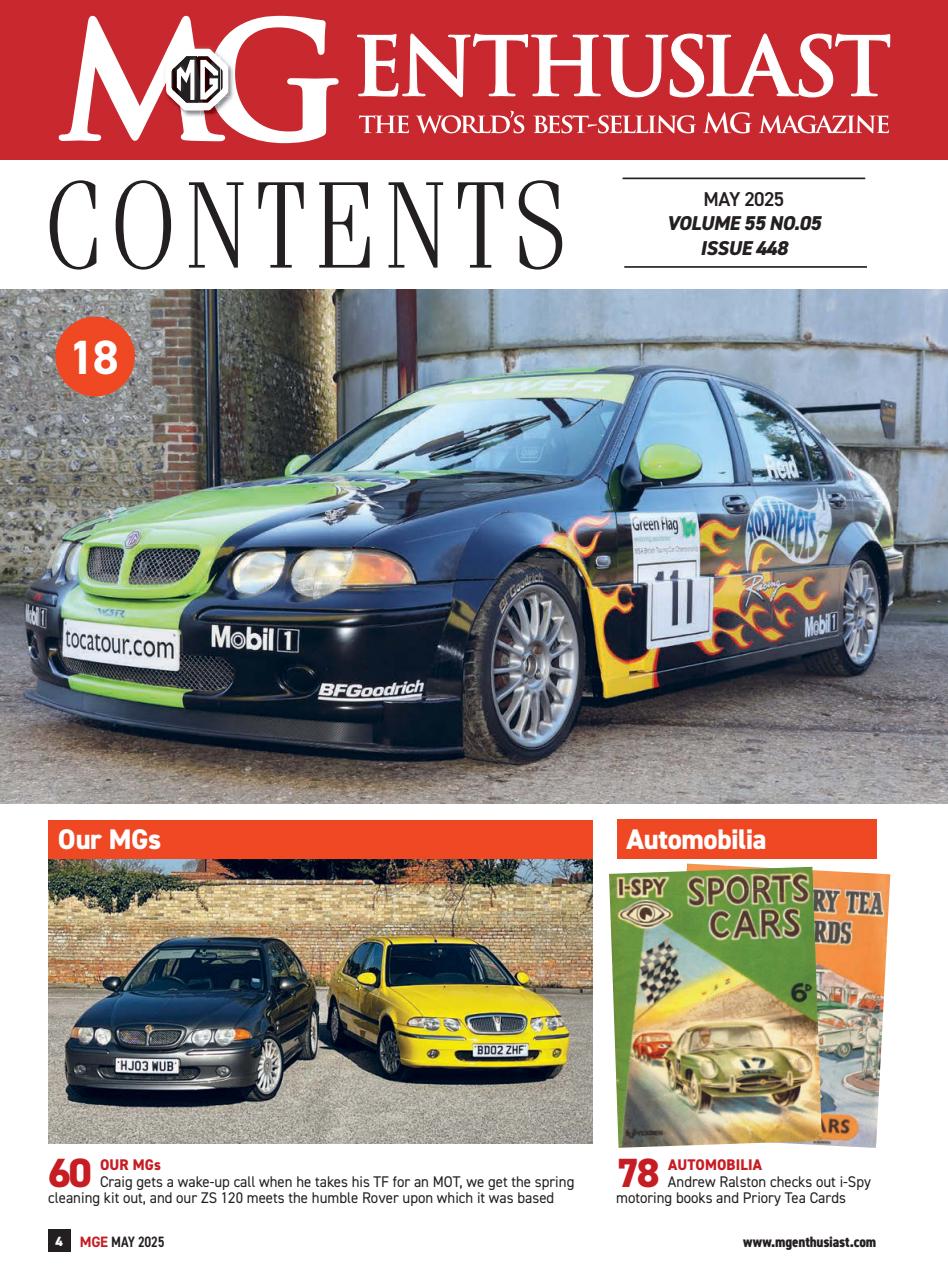 MG Enthusiast Preview Pages