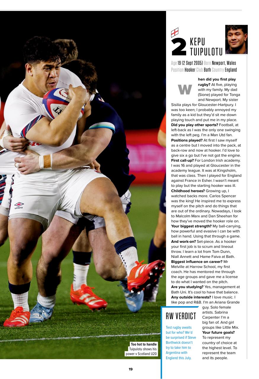 Rugby World Preview Pages