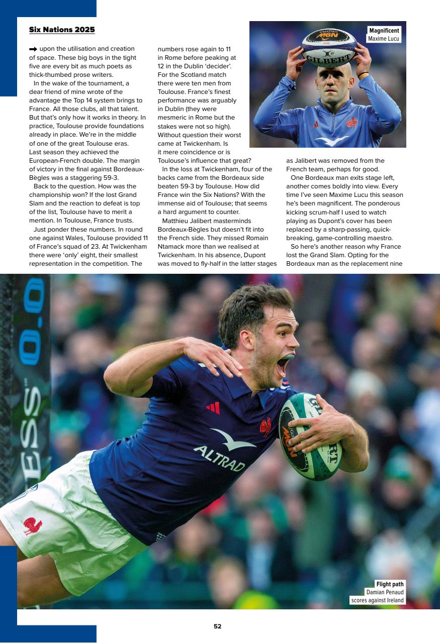 Rugby World Preview Pages