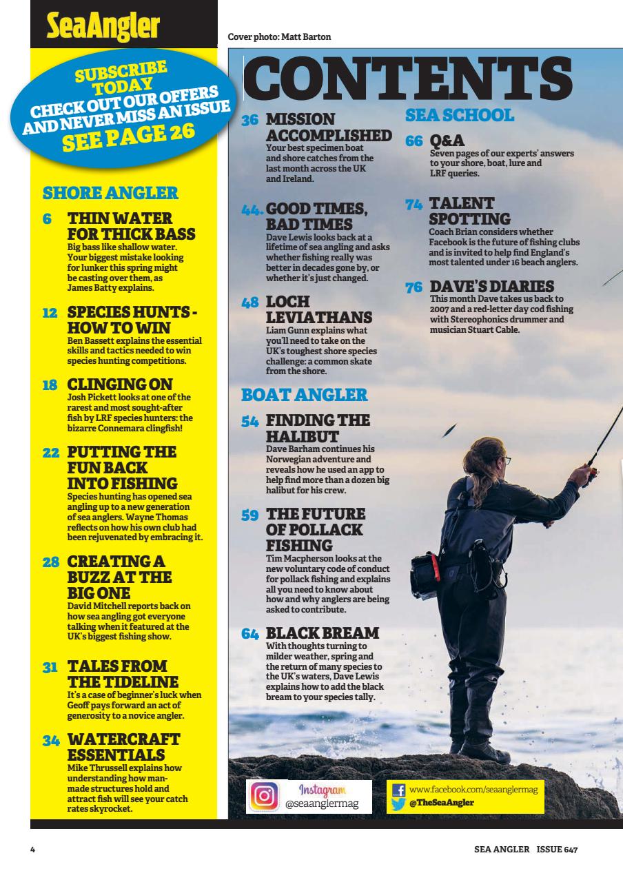 Sea Angler Preview Pages