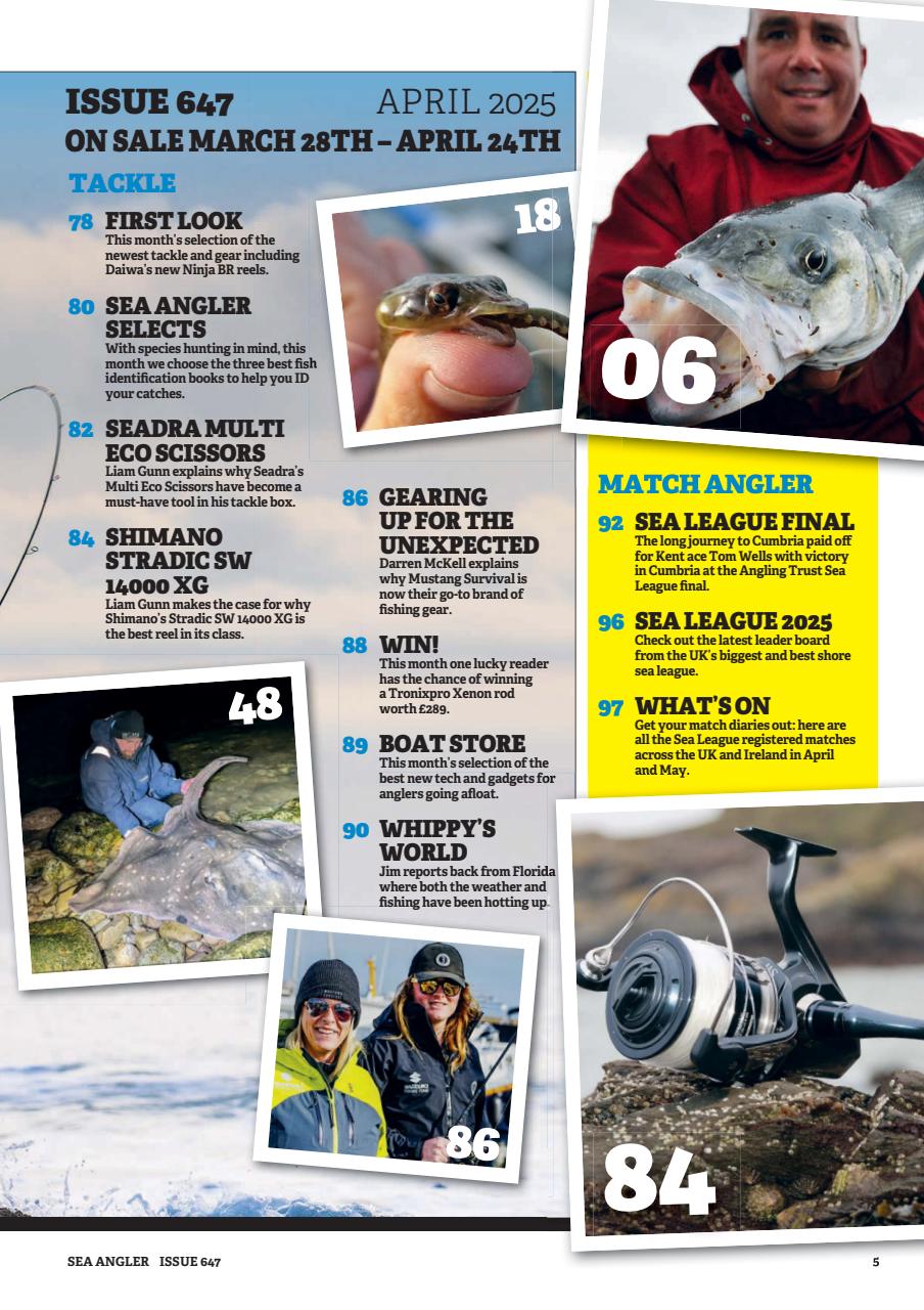 Sea Angler Preview Pages