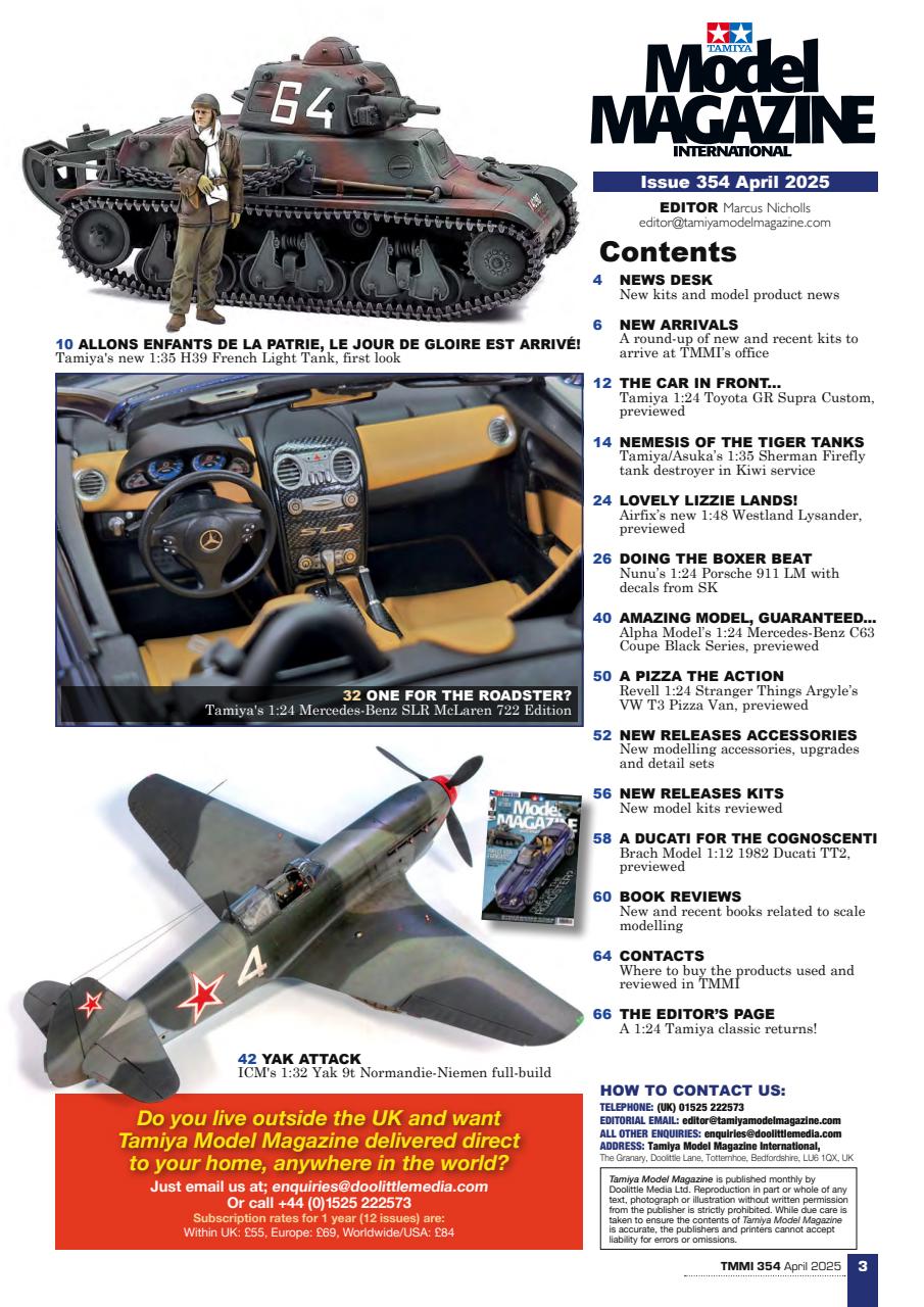 Tamiya Model Magazine Preview Pages