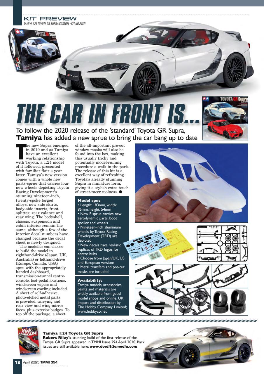 Tamiya Model Magazine Preview Pages