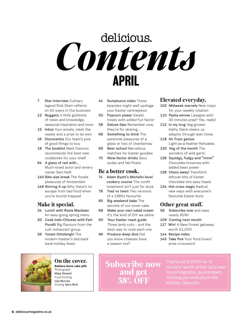 delicious. Magazine Preview Pages