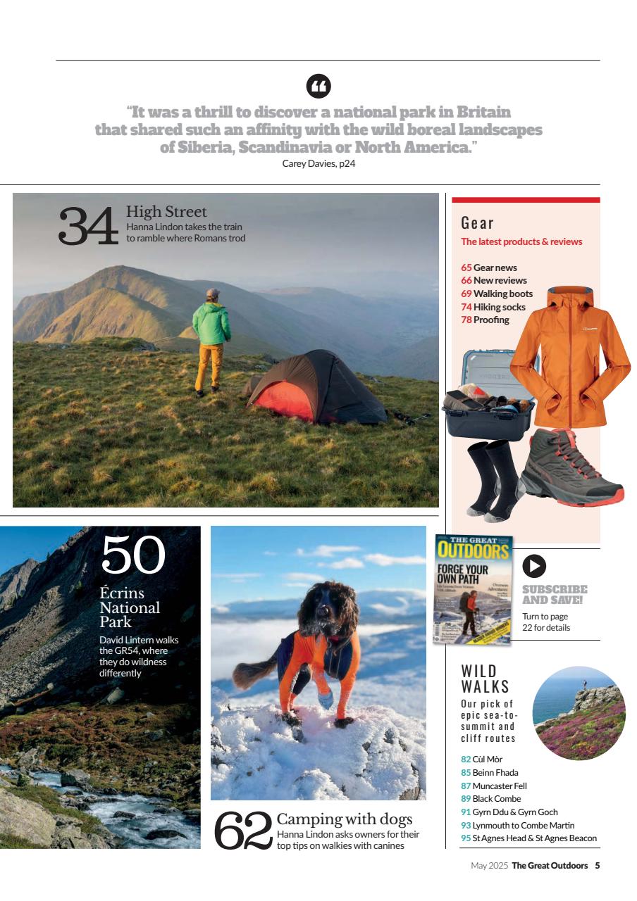TGO - The Great Outdoors Magazine Preview Pages