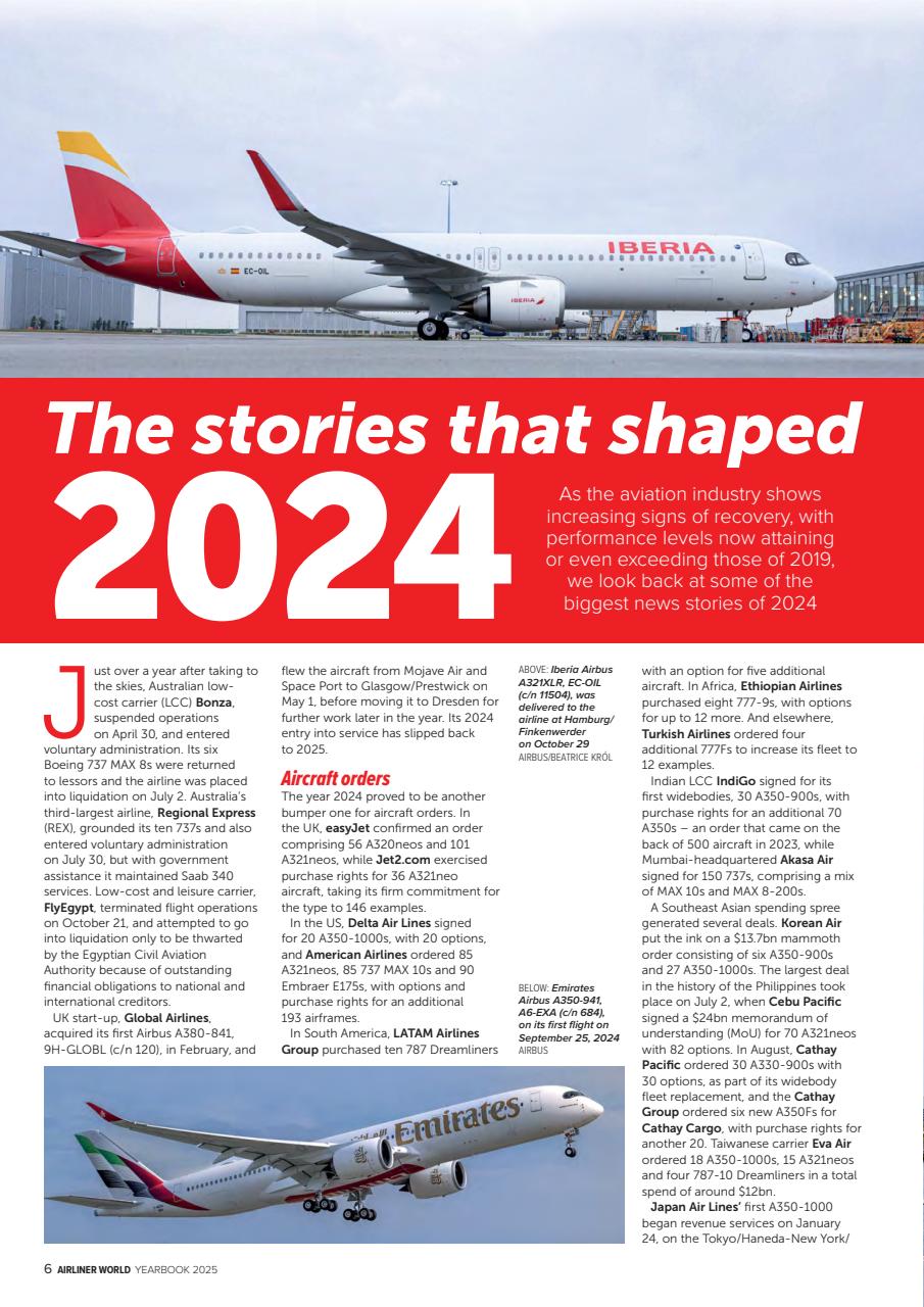 Airliner World Preview Pages