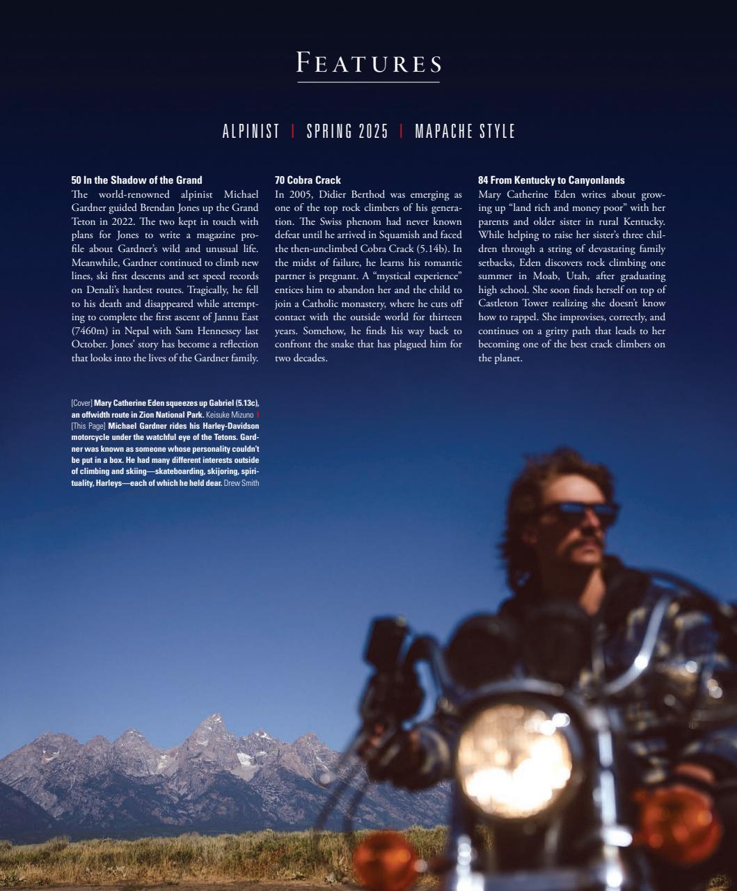 Alpinist Preview Pages