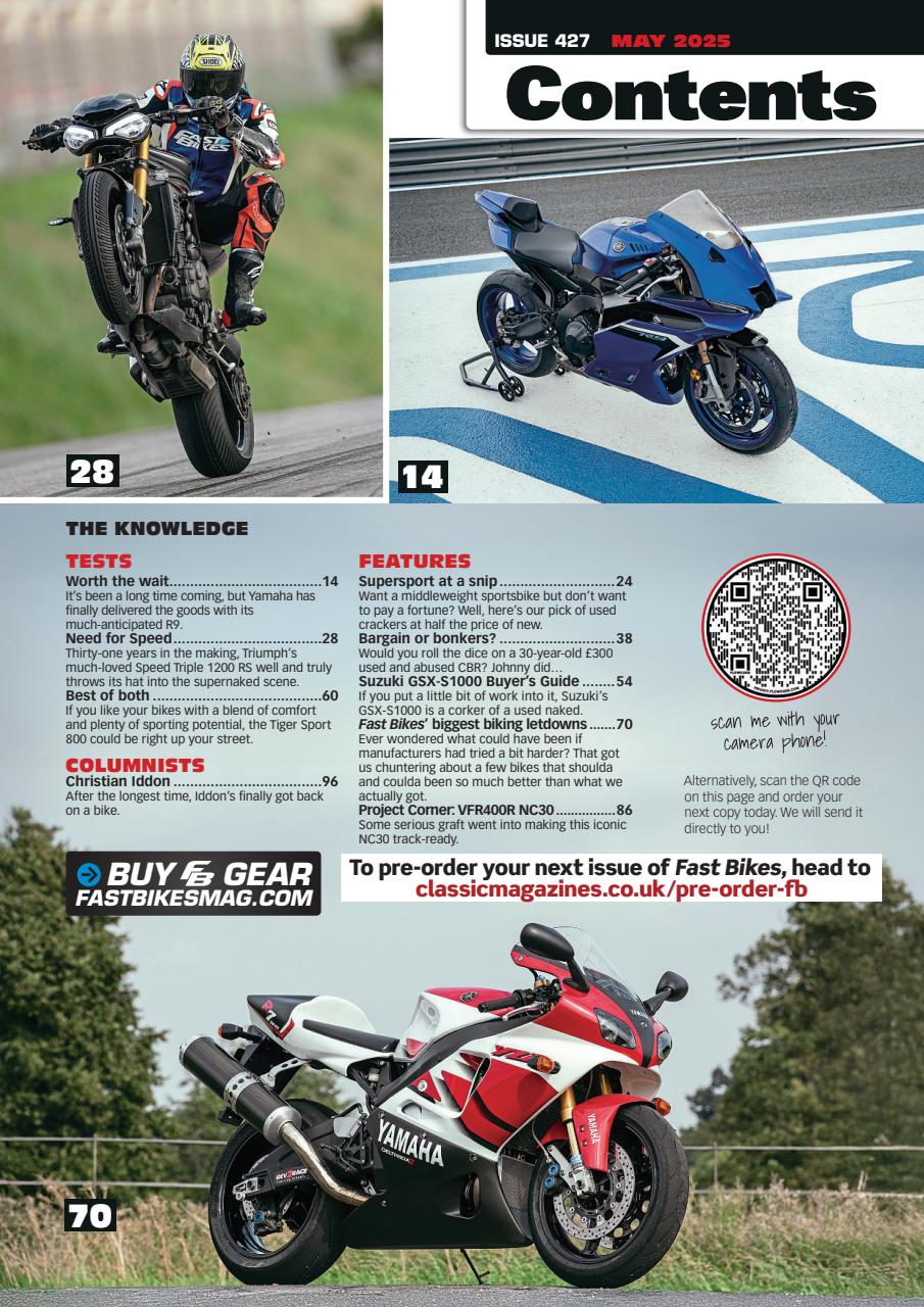 Fast Bikes Preview Pages
