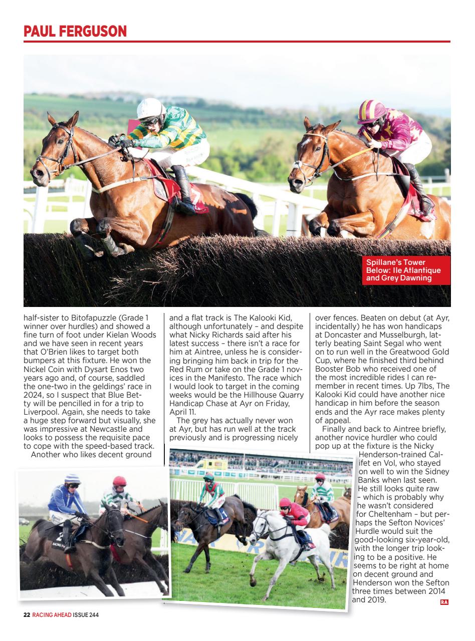 Racing Ahead Preview Pages