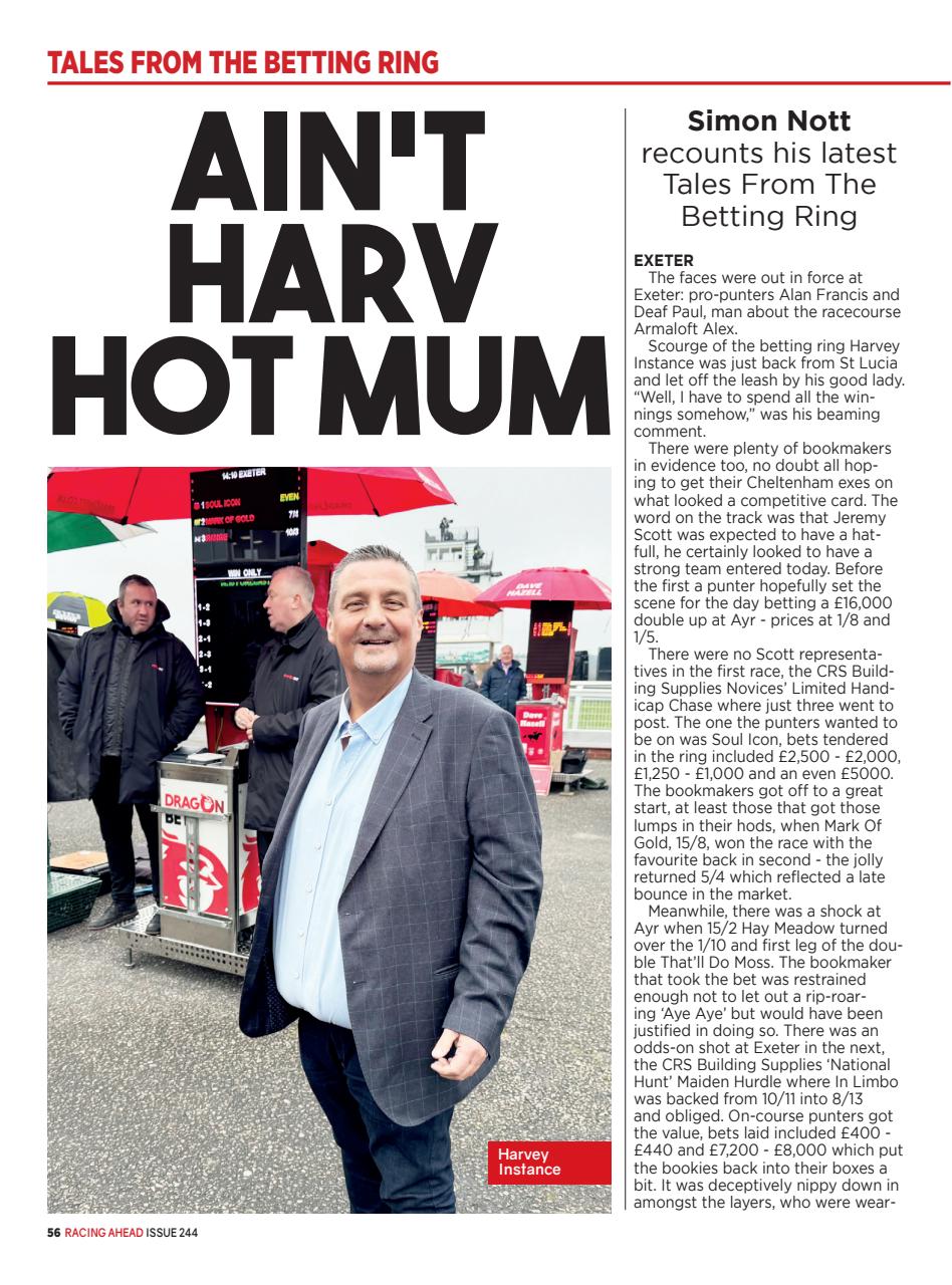 Racing Ahead Preview Pages