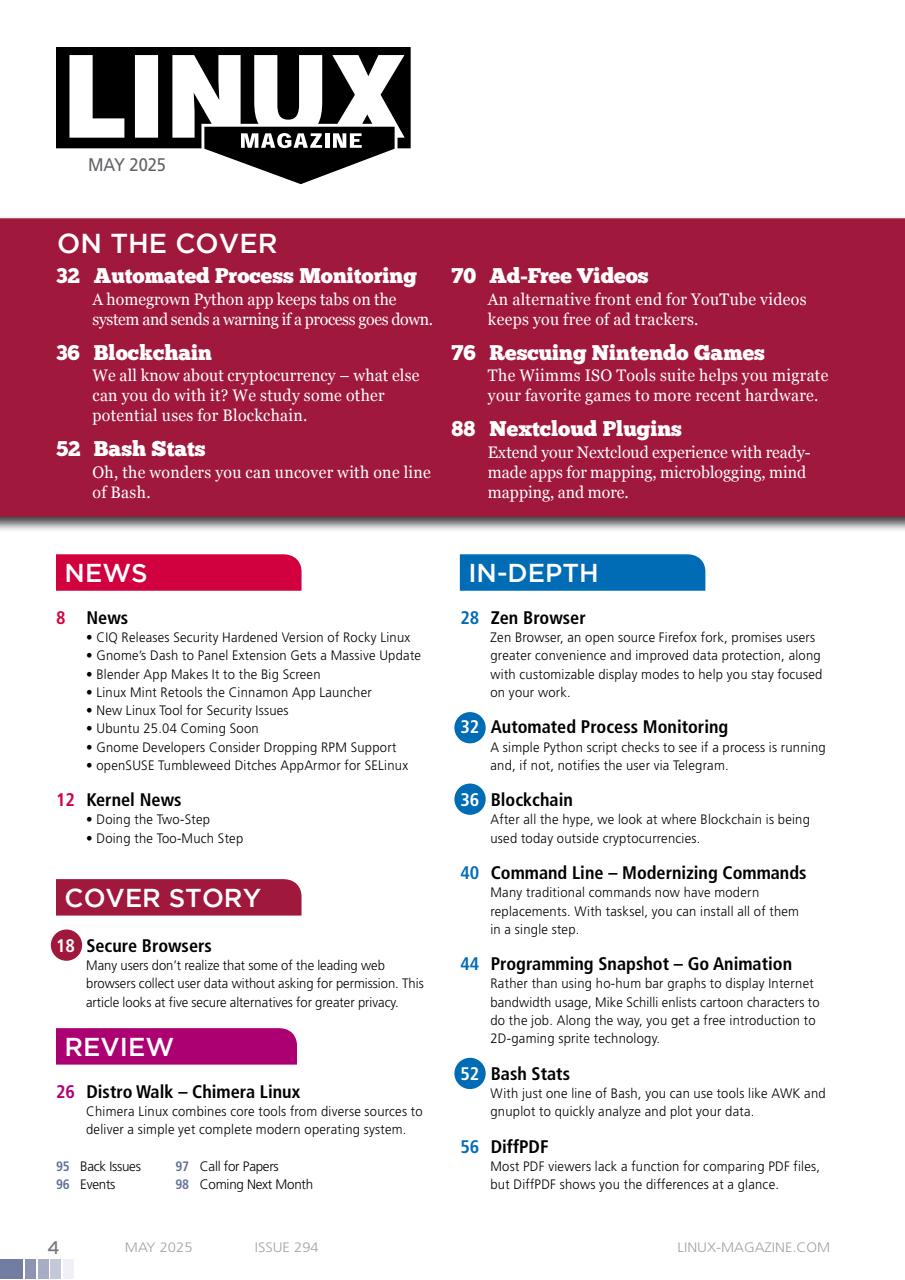 Linux Magazine Preview Pages