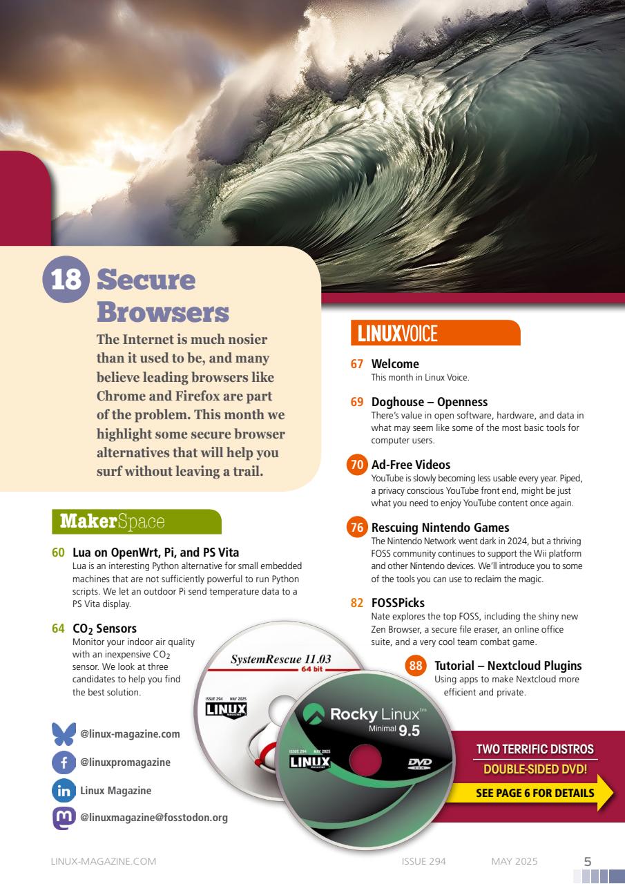Linux Magazine Preview Pages