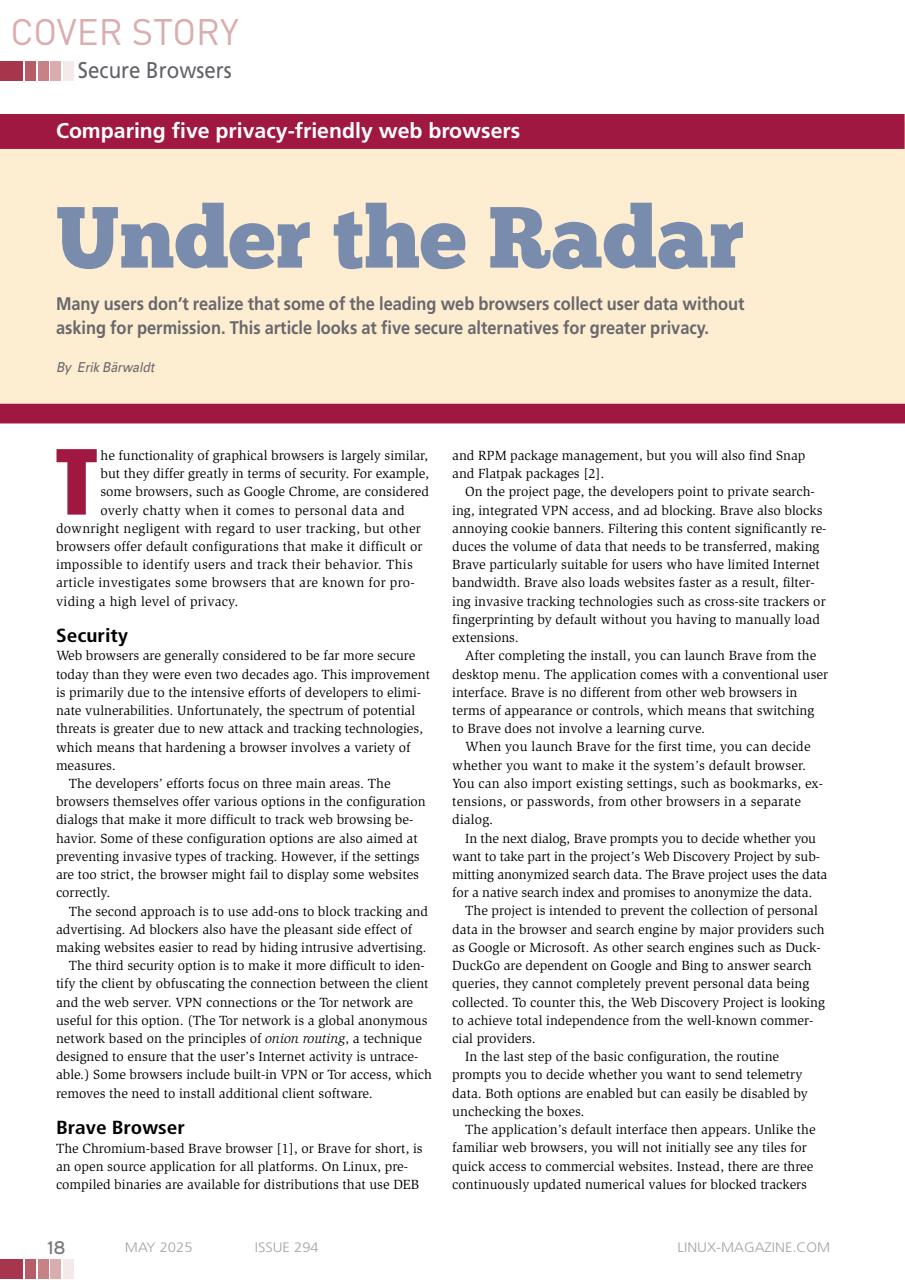 Linux Magazine Preview Pages