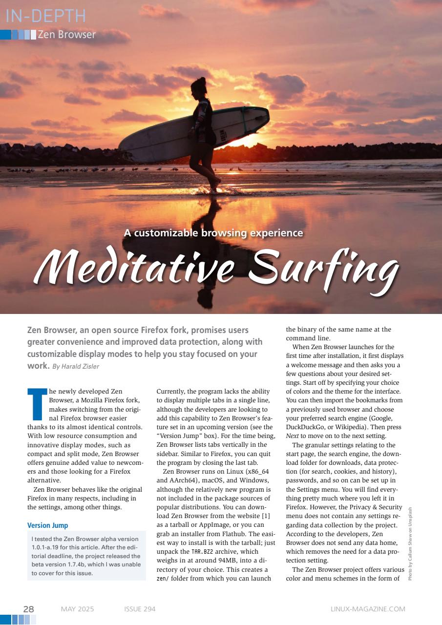 Linux Magazine Preview Pages