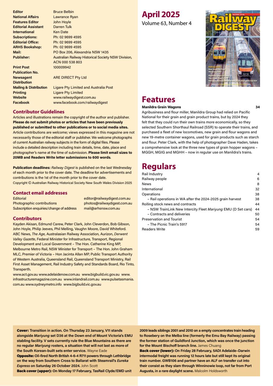 Railway Digest Preview Pages