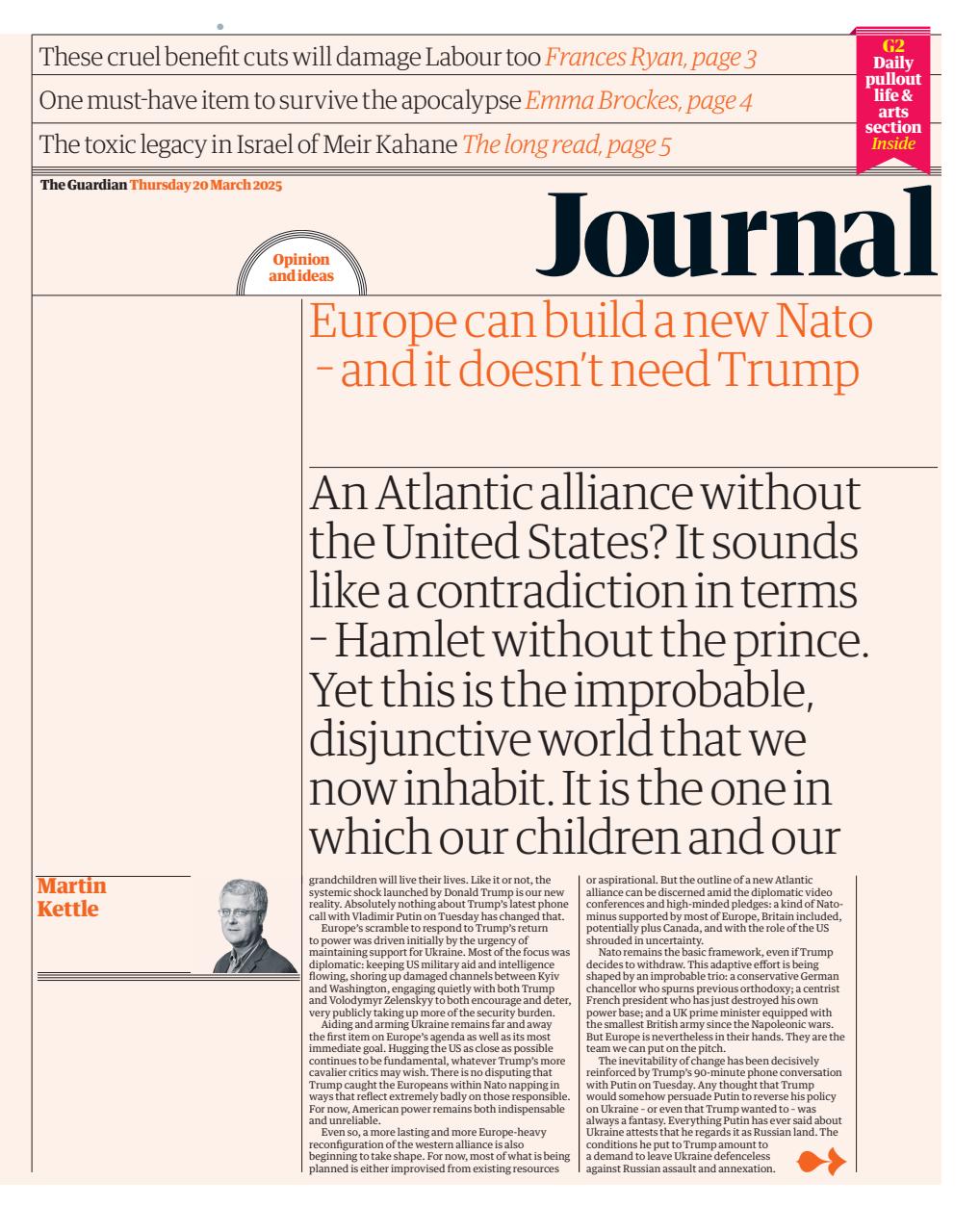 The Guardian Newspaper Preview Pages