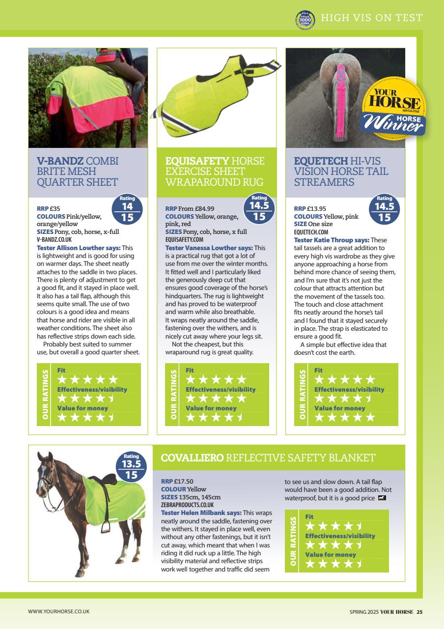 Your Horse Preview Pages