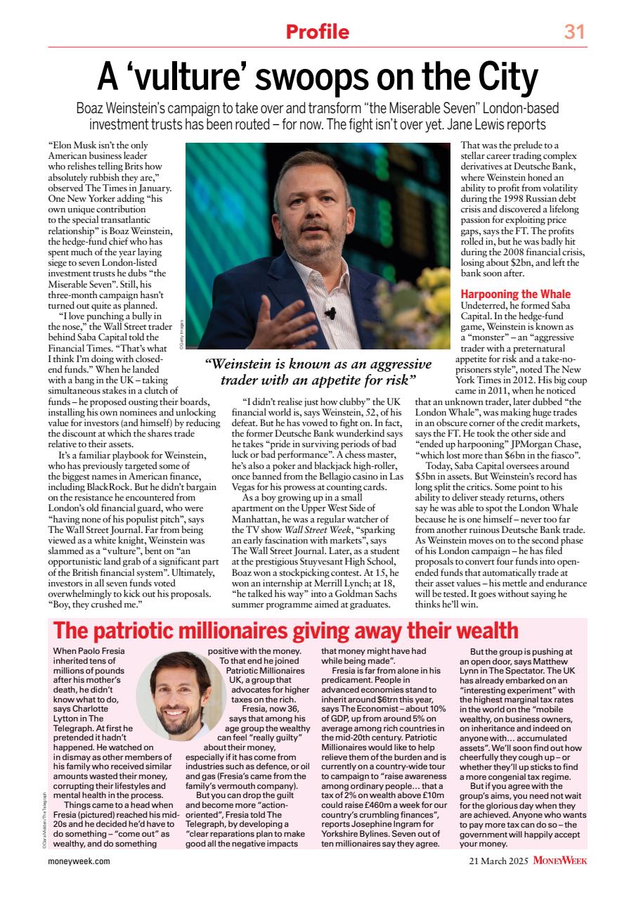 MoneyWeek Preview Pages