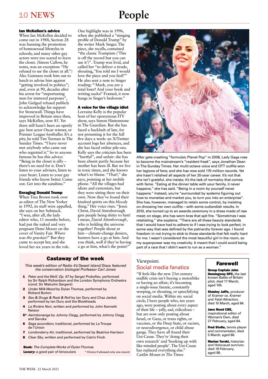 The Week Preview Pages