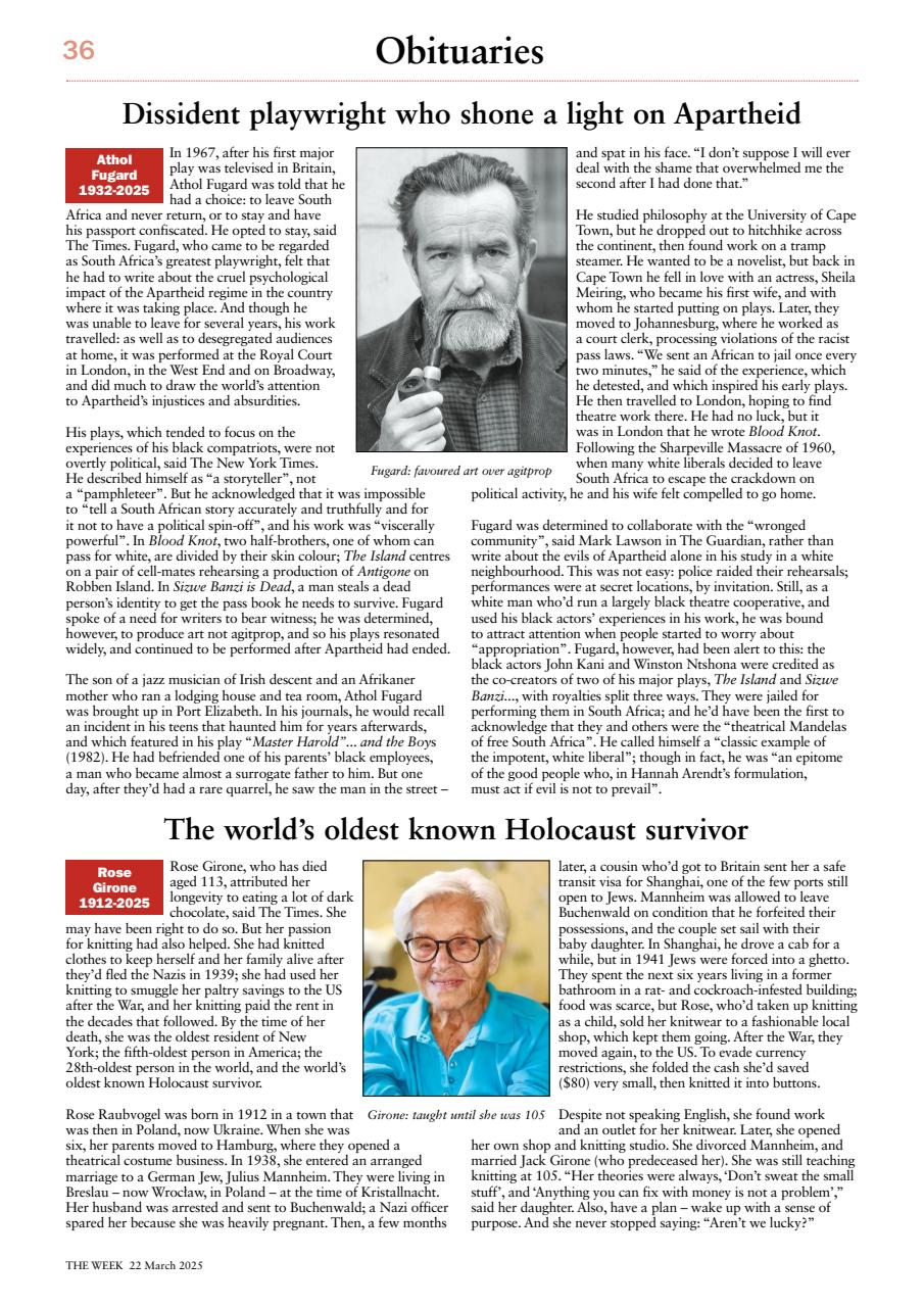 The Week Preview Pages