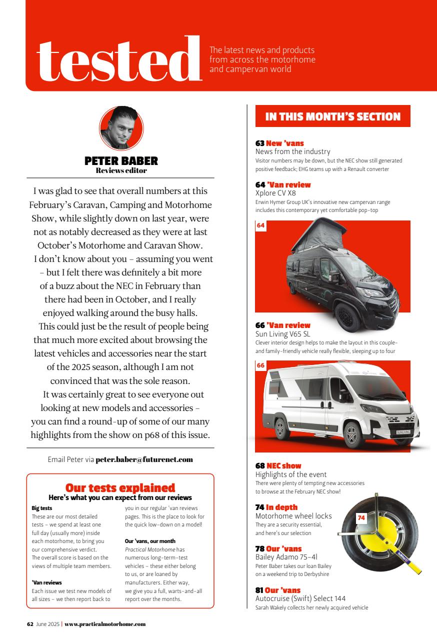 Practical Motorhome Preview Pages