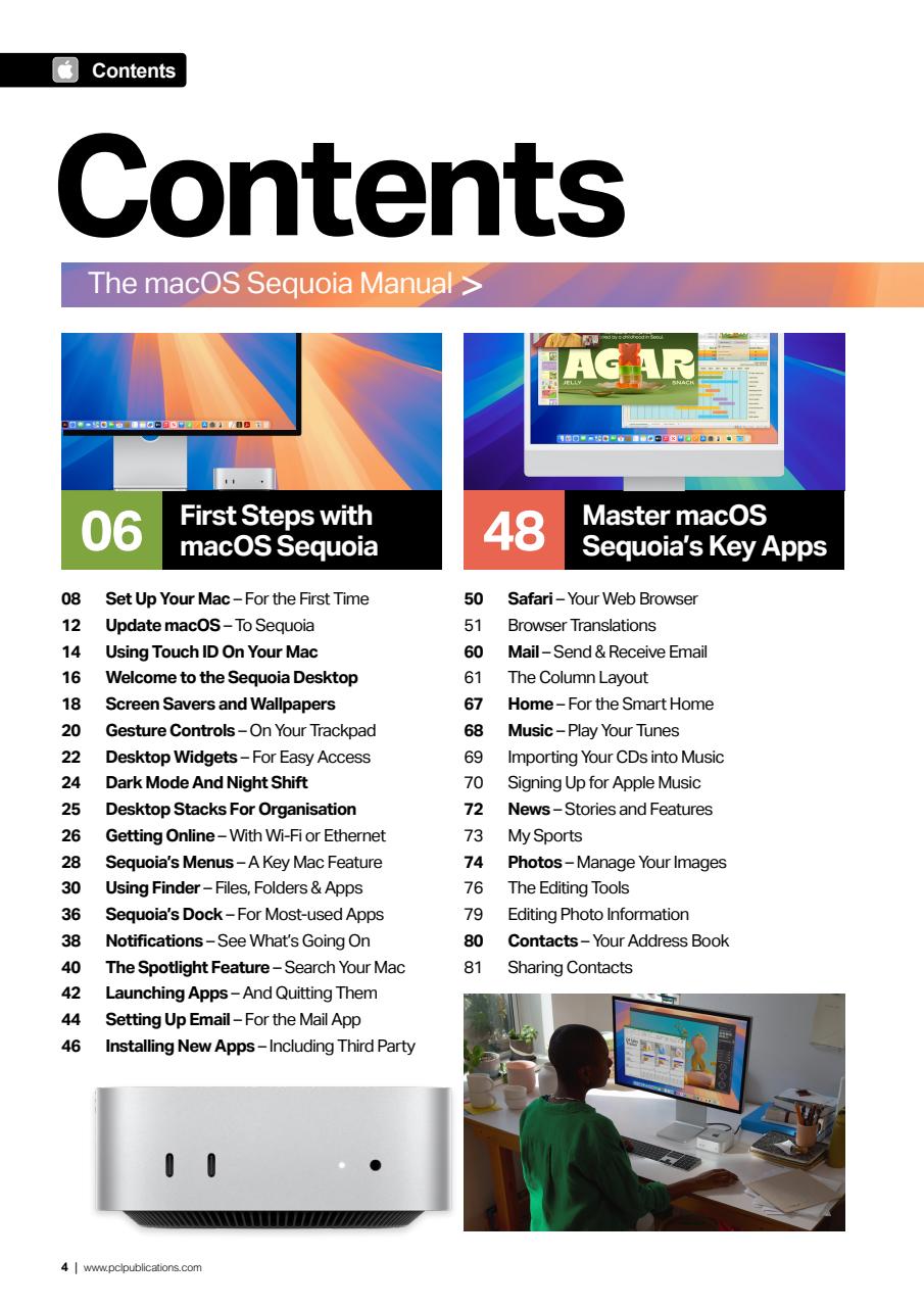 Mac + MacBook User Preview Pages